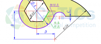 NX草图练习36